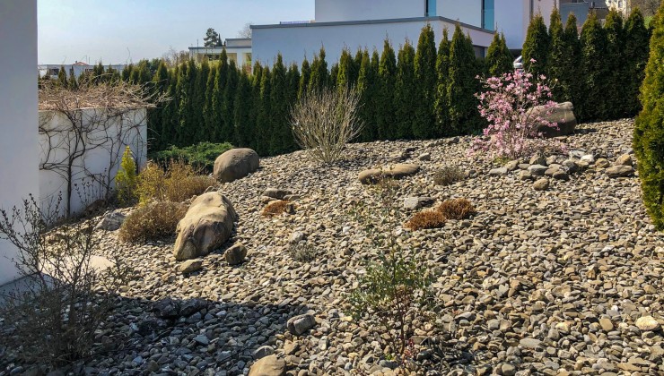 Gartenarbeiten Vorher- Nachher